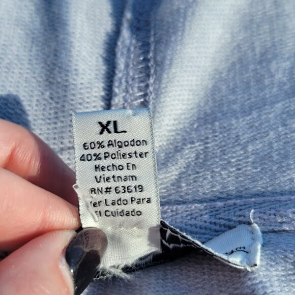 French Laundry XL zip up hoodie with butterfly - Picture 7 of 12